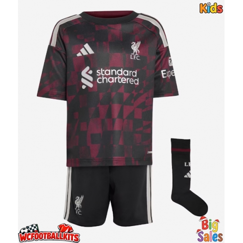 Liverpool Jeremy Jacquet #5 Replica Third Stadium Kit for Kids 2026-27 Short Sleeve (+ pants)